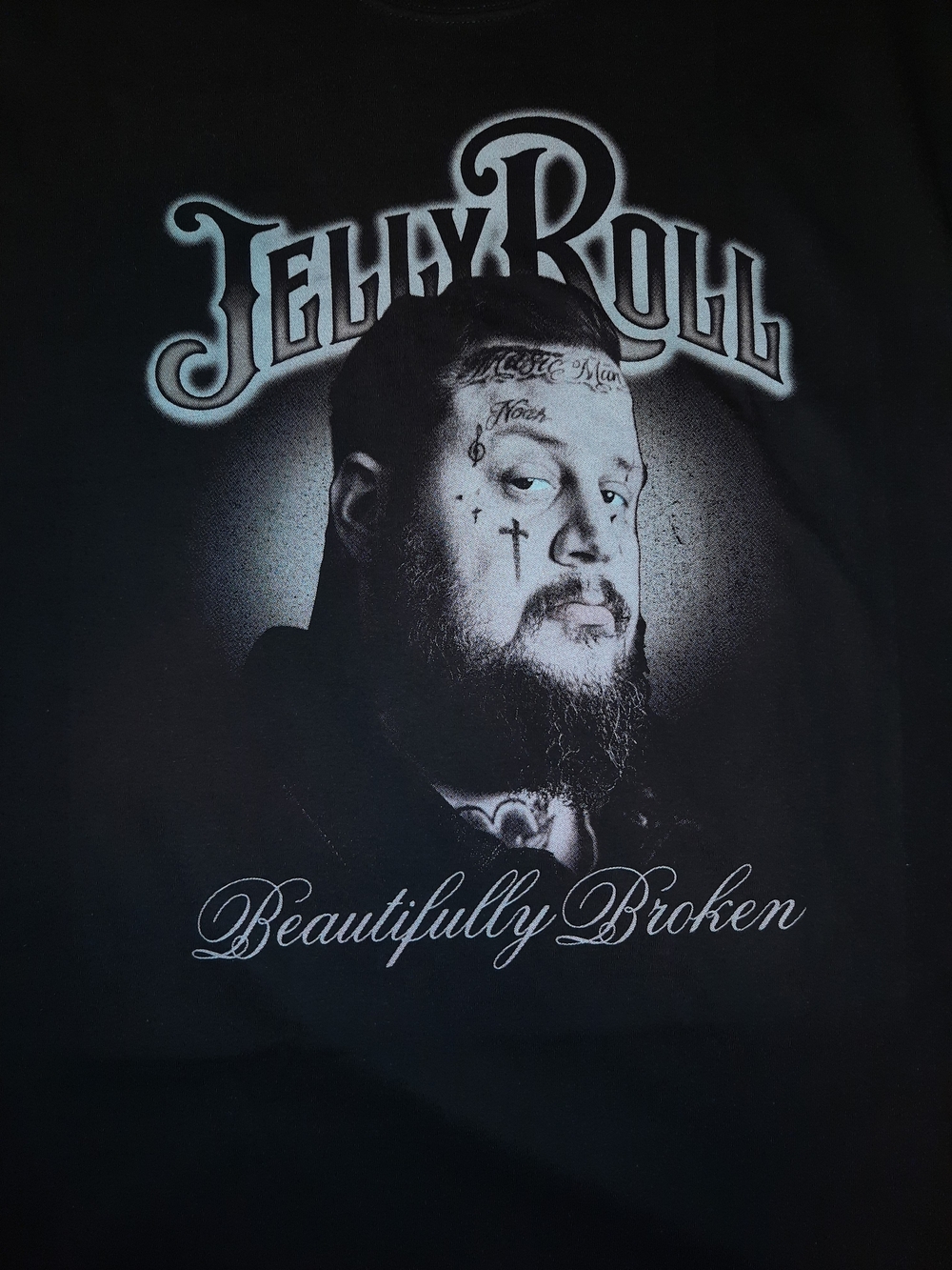 Jelly Roll "Beautifully Broken" Graphic Tee - Brown
